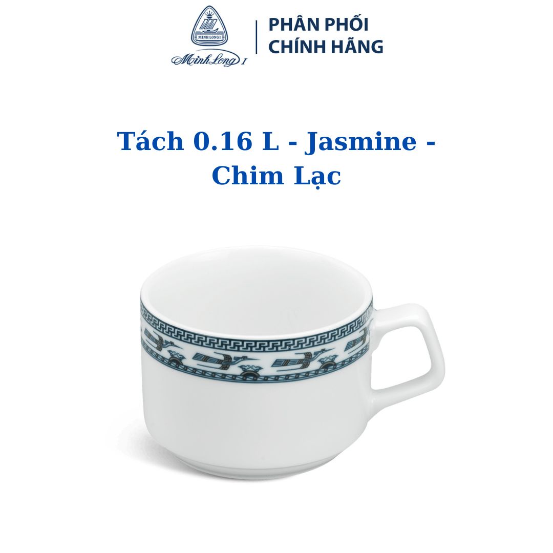 Bộ 2 Tách 0.16 L – Jasmine – Chim Lạc - Gốm sứ cao cấp Minh Long 1