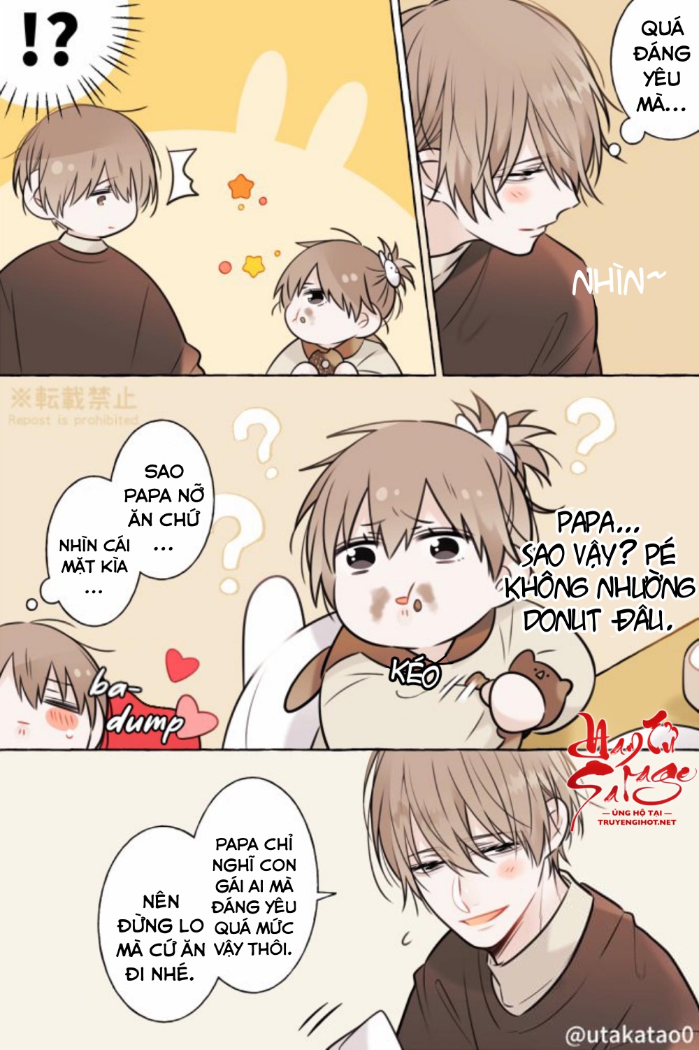 papa khi đi làm và khi ở nhà chapter 42 3