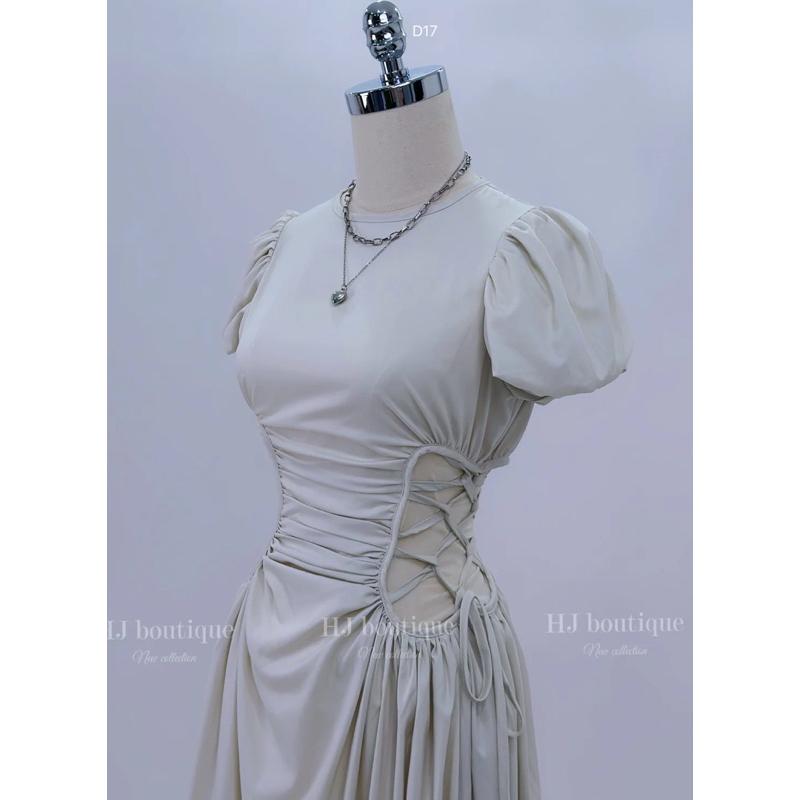 Đầm cột dây ôm sát -D17
