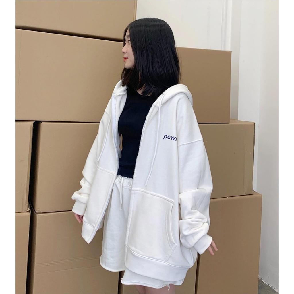 Áo Khoác Nỉ Bông POWR Unisex (4 Màu)