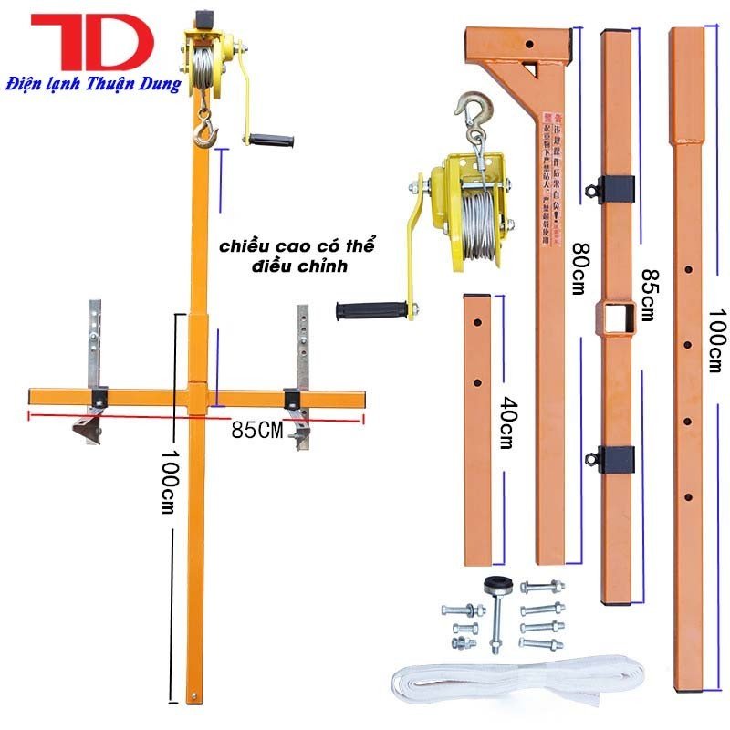 Bộ tời nâng hạ cục nóng điều hòa - Điện Lạnh Thuận Dung