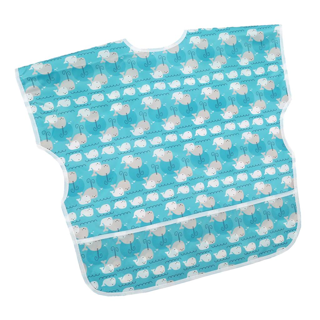 Sleevless Drooling Teething Waterproof Bib for Baby Toddlers