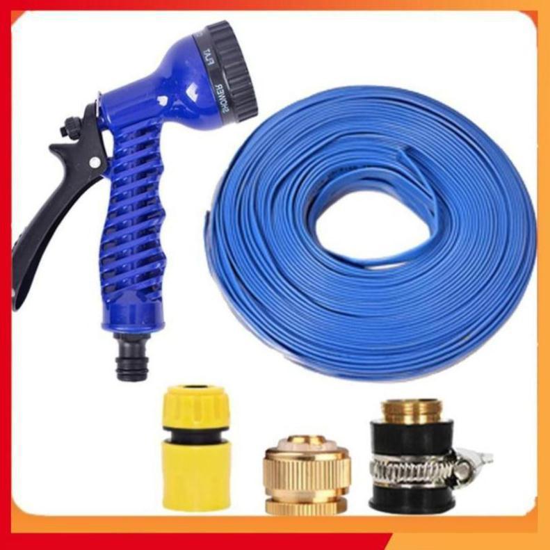 Bộ dây và vòi xịt tăng áp lực nước,rửa xe, tưới cây 20m 206843