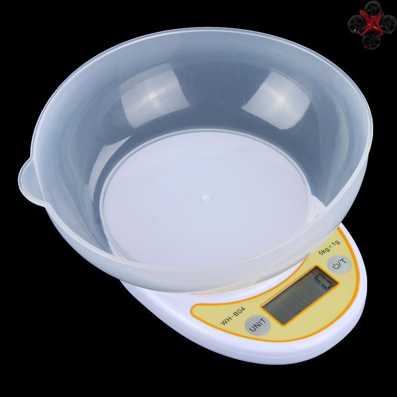 Cân Thực Phẩm Điện Tử 5kg / 1g Màn Hình Lcd