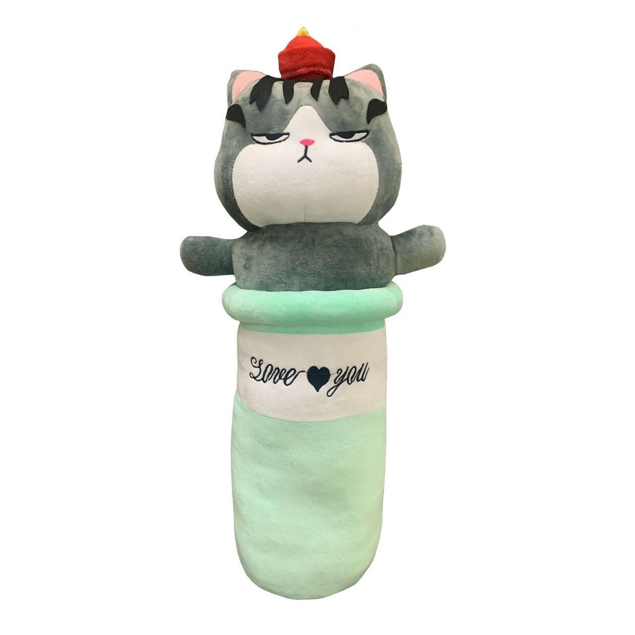 Gối ôm , gấu bông hình mèo 70cm