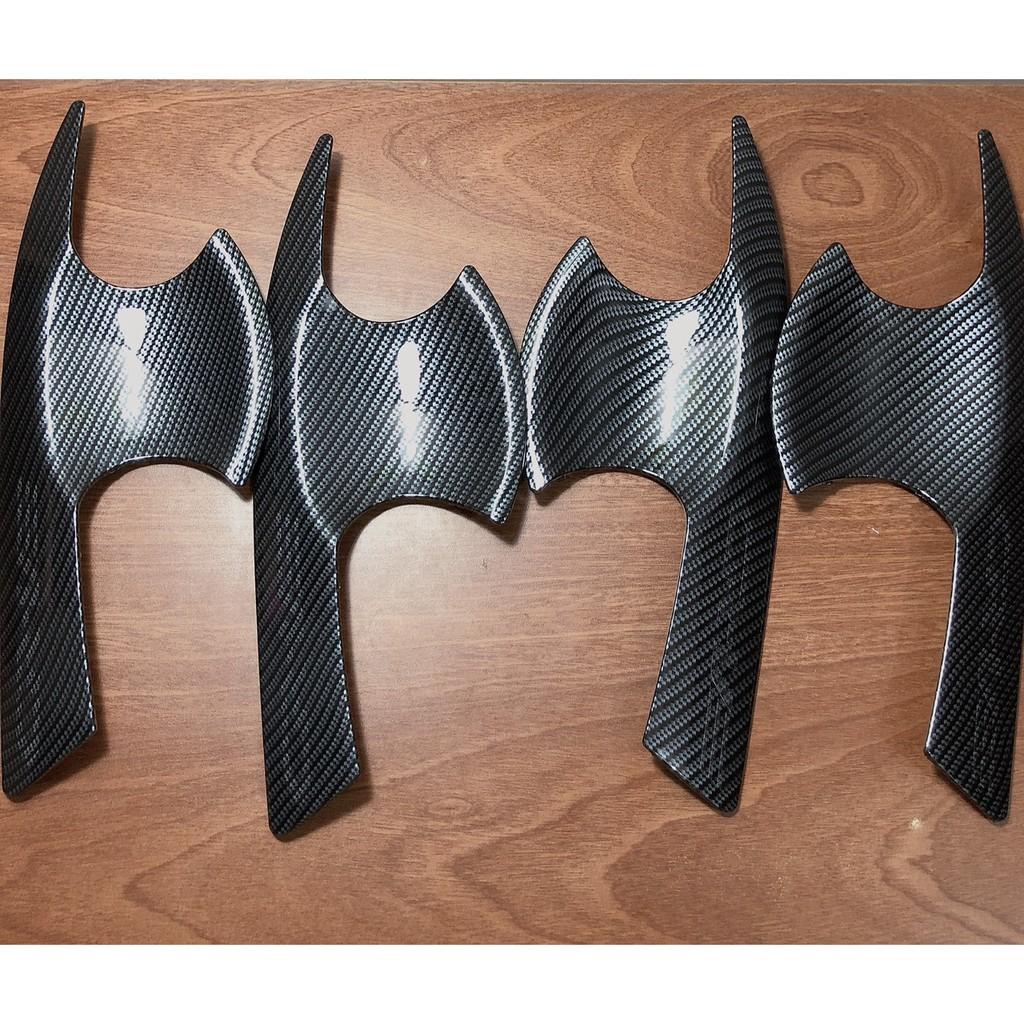 HONDA CRV 2018-2019-2020-2021, Ốp Hõm Cửa Xe Mẫu Cacbon 4 Chi Tiết