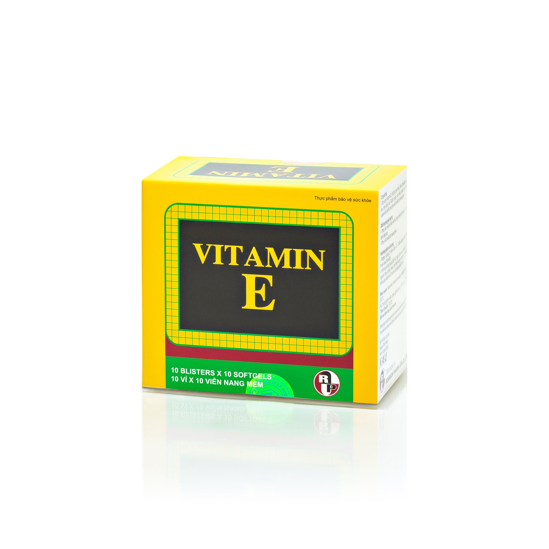 Viên uống TPCN BỔ SUNG VITAMIN E-Giúp chống Oxy hoá,hạn chế lão hoá da và làm đẹp da-hộp 100 viên