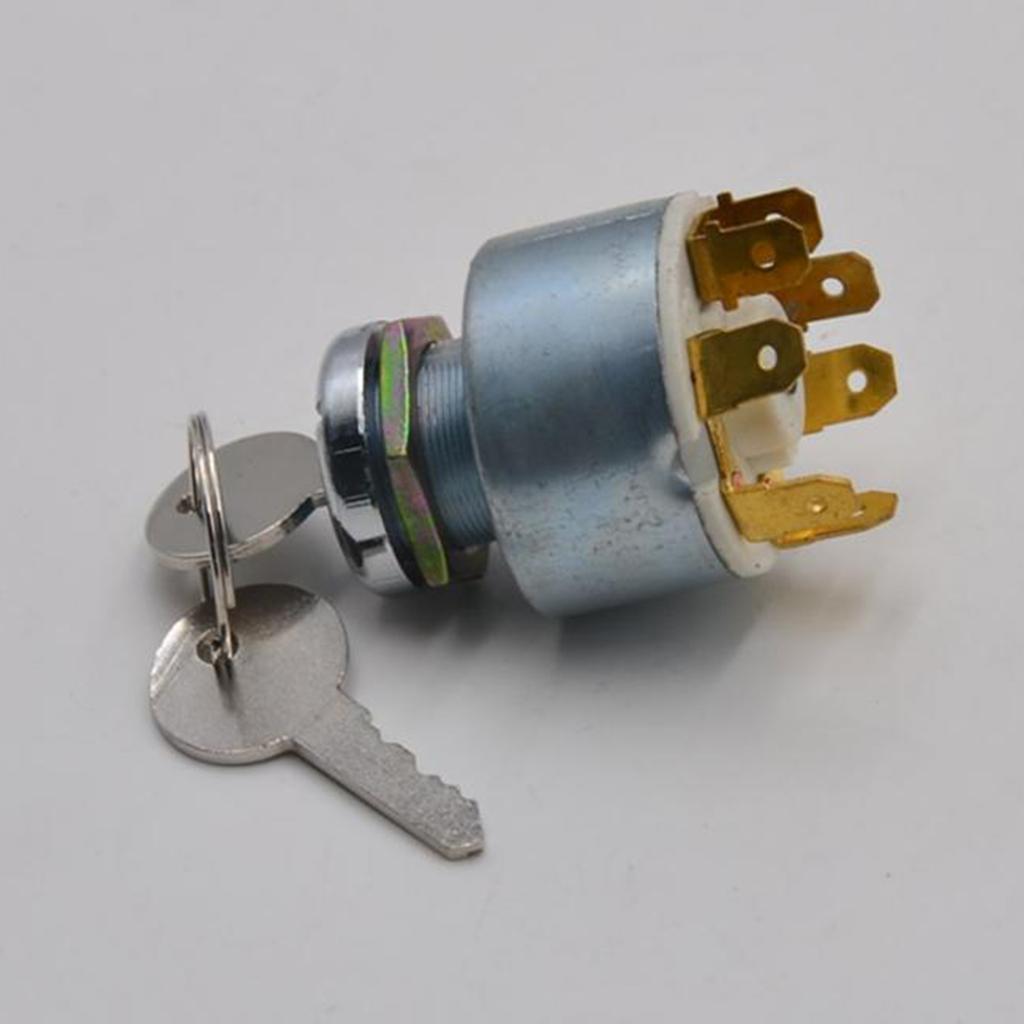 Universal Ignition Barrel Key Switch Waterproof Keys Car   12v
