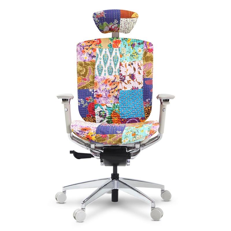 Ghế Ergonomic Công Thái Học Butterfly - Customize Flower Fabric