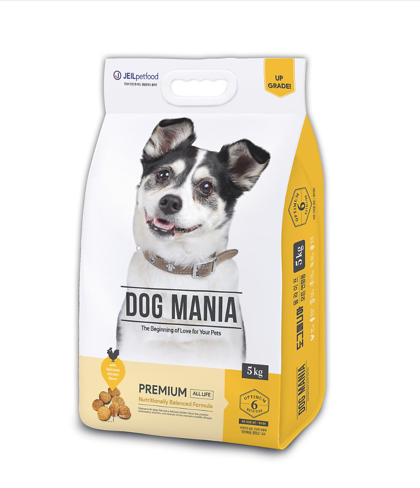 THỨC ĂN HẠT CHO CÚN XUẤT XỨ HÀN QUỐC DOG MANIA TÚI 1KG