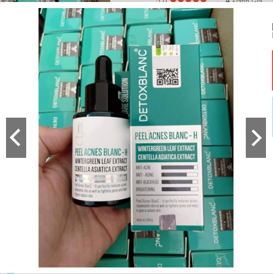 Serum cho da mụn detox blanc Mẫu H