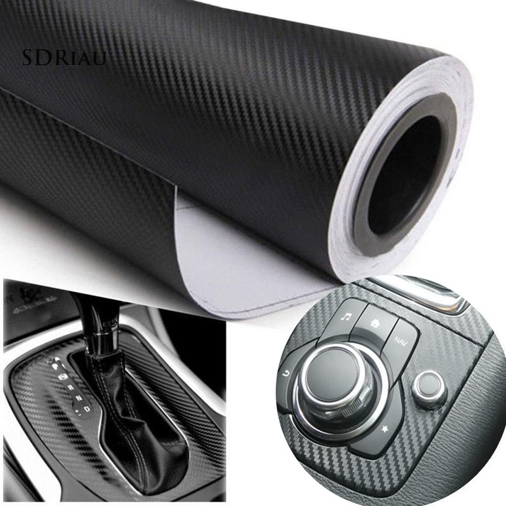 Miếng Dán Sợi Carbon 3d Trang Trí Nội Thất Xe Hơi Xqpzx 50x127cm