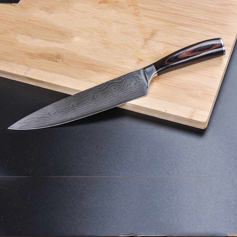 DAO BẾP NHẬT BẢN GYUTO THÉP DAMASCUS MÃ CC3DT119