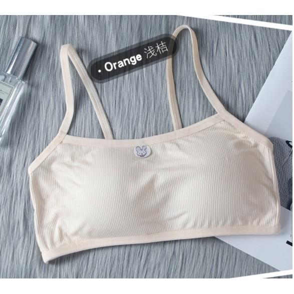 Áo Lót Lá Học Sinh Cotton Mỏng Nhẹ Thoáng Mát Cho Bé Gái-HOT