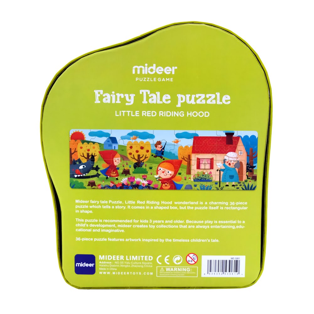 Ghép Hình Cổ Tích - Cô Bé Quàng Khăn Đỏ - MD3061 Fairy Tale Puzzle - Little Red Riding Hood - 36pcs