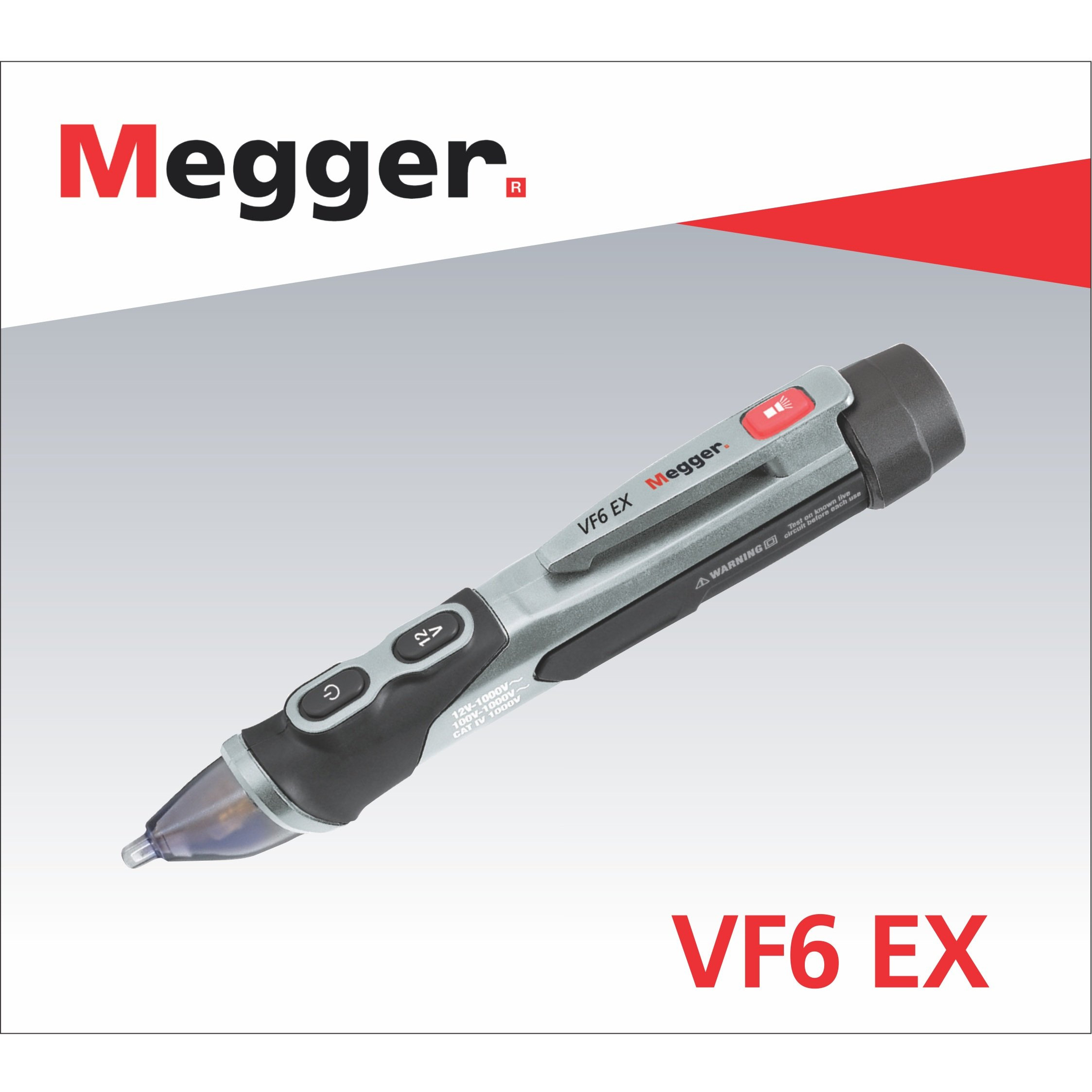 Bút thử điện áp chống cháy nổ Megger VF6 EX (12VAC-1000VAC)