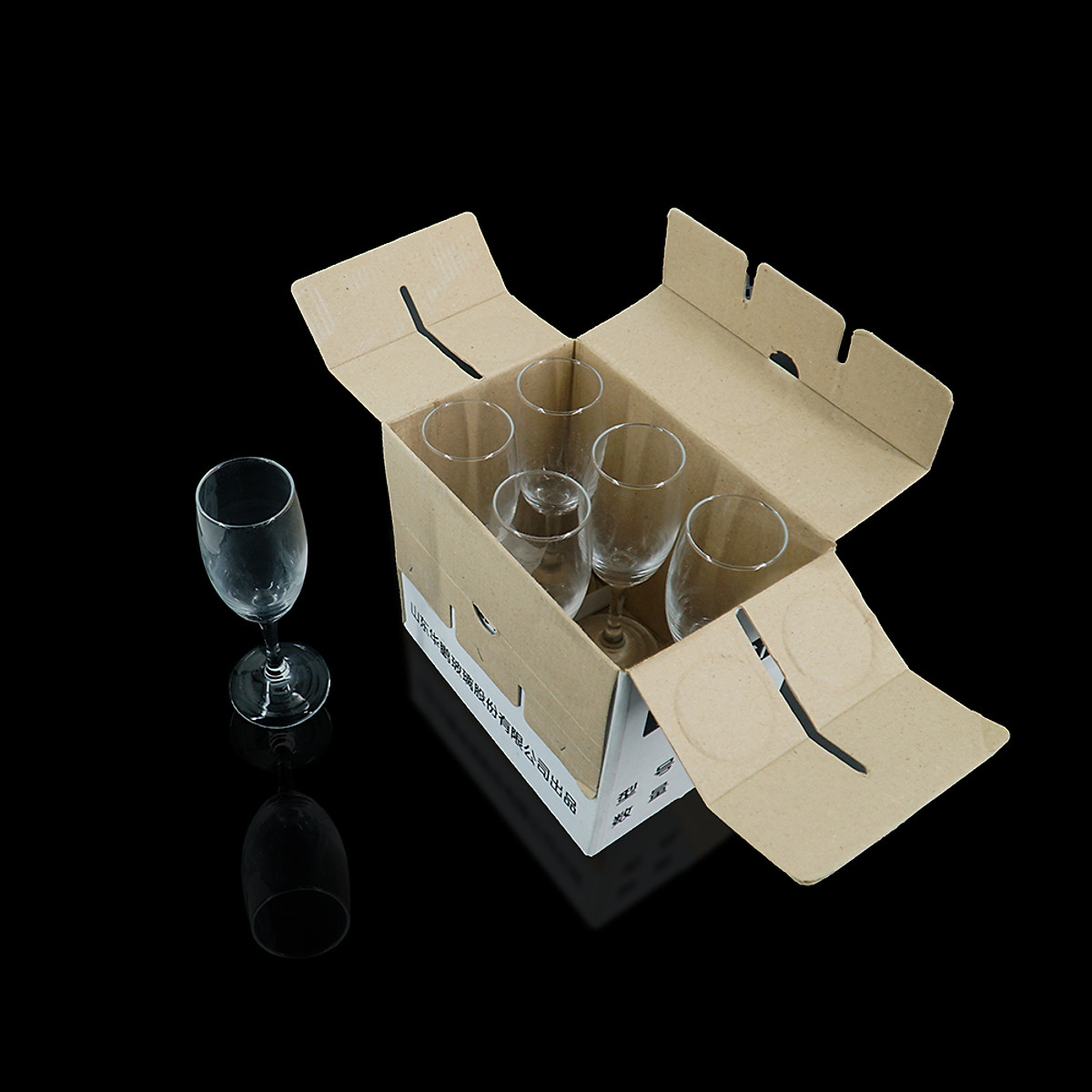 Bộ 6 ly thủy tinh uống rượu vang, cocktail