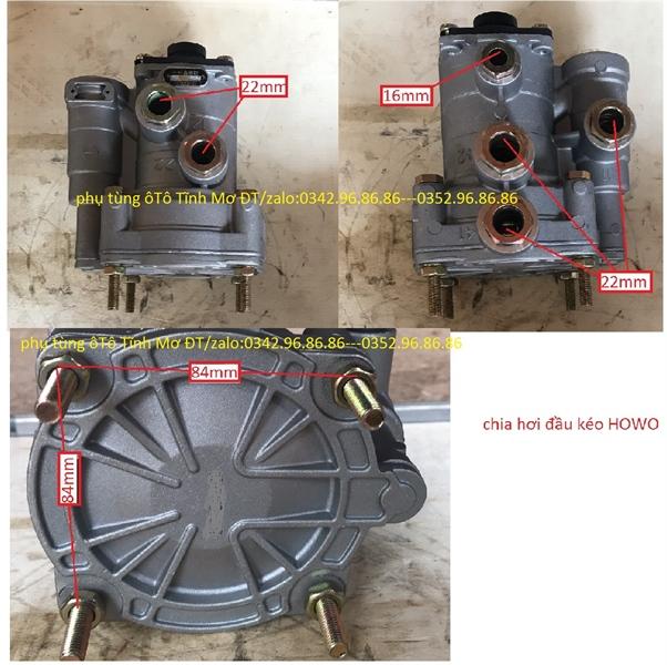 Chia hơi đầu kéo HOWO