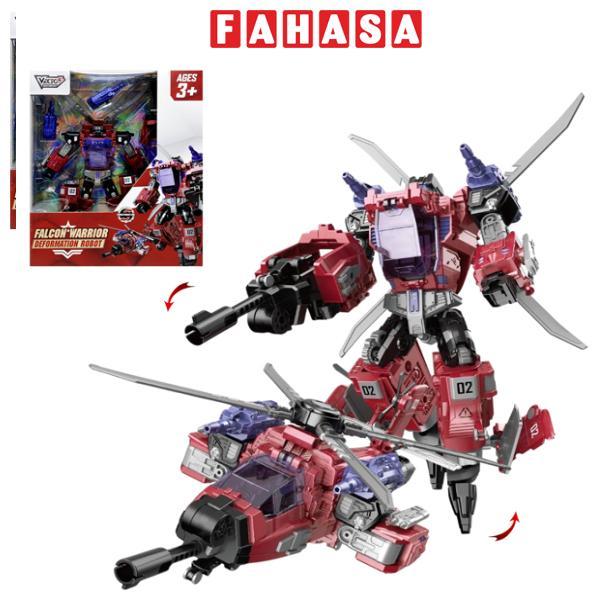 Đồ Chơi Robot Biến Hình Thành Máy Bay Trực Thăng - Vecto VTB19/RD - Màu Đỏ