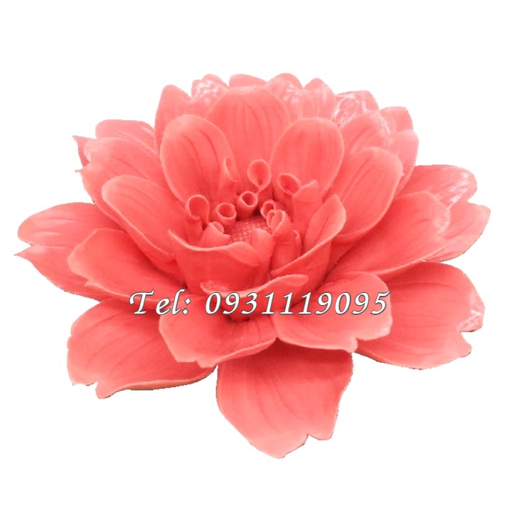 Khuôn silicon làm rau câu hoa cúc 3 tầng đại đóa – Loại 11 cm - Mã số 1384