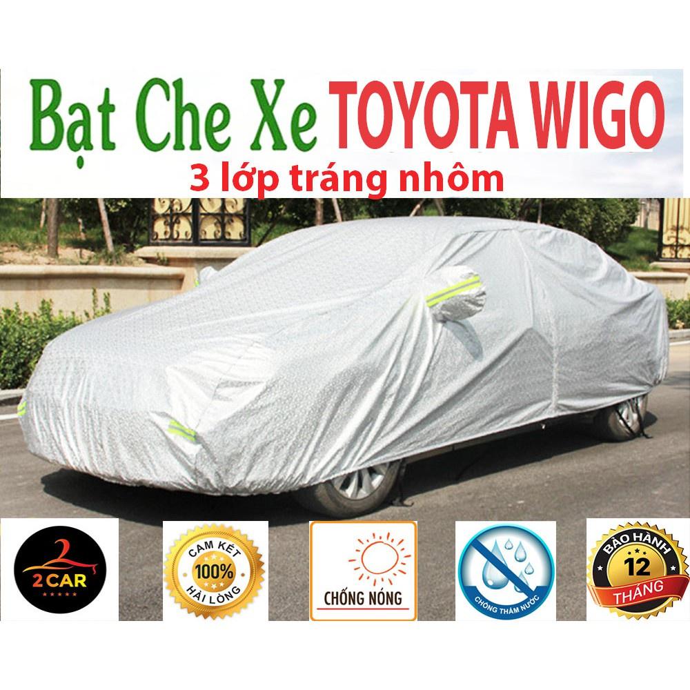 Bạt che phủ xe Toyota Wigo 2018-2023 cao cấp