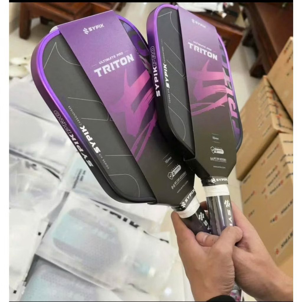 ￼Vợt Pickleball Sypik Triton 5 Chính Hãng | Tặng Kèm Cuốn Cán Cao Cấp