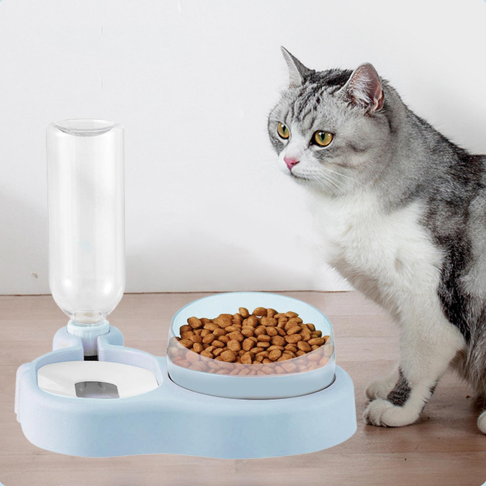 Automatic Auto Feeder Pet Self Dispenser Water Feeding Dish
