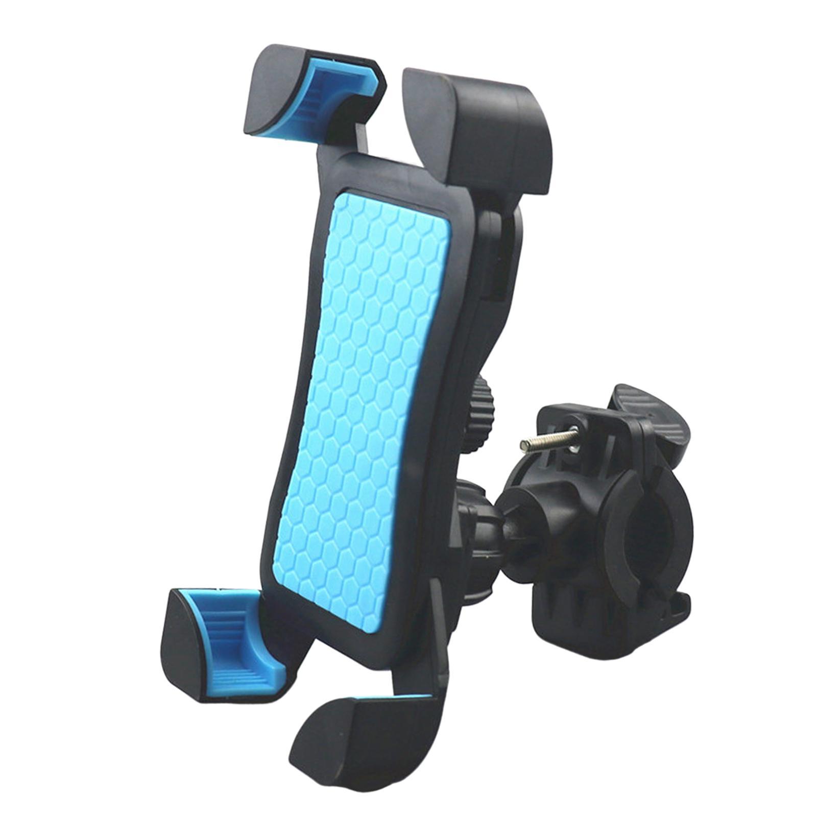 Motorcycle Handlebar Phone Holder Adjustable Red