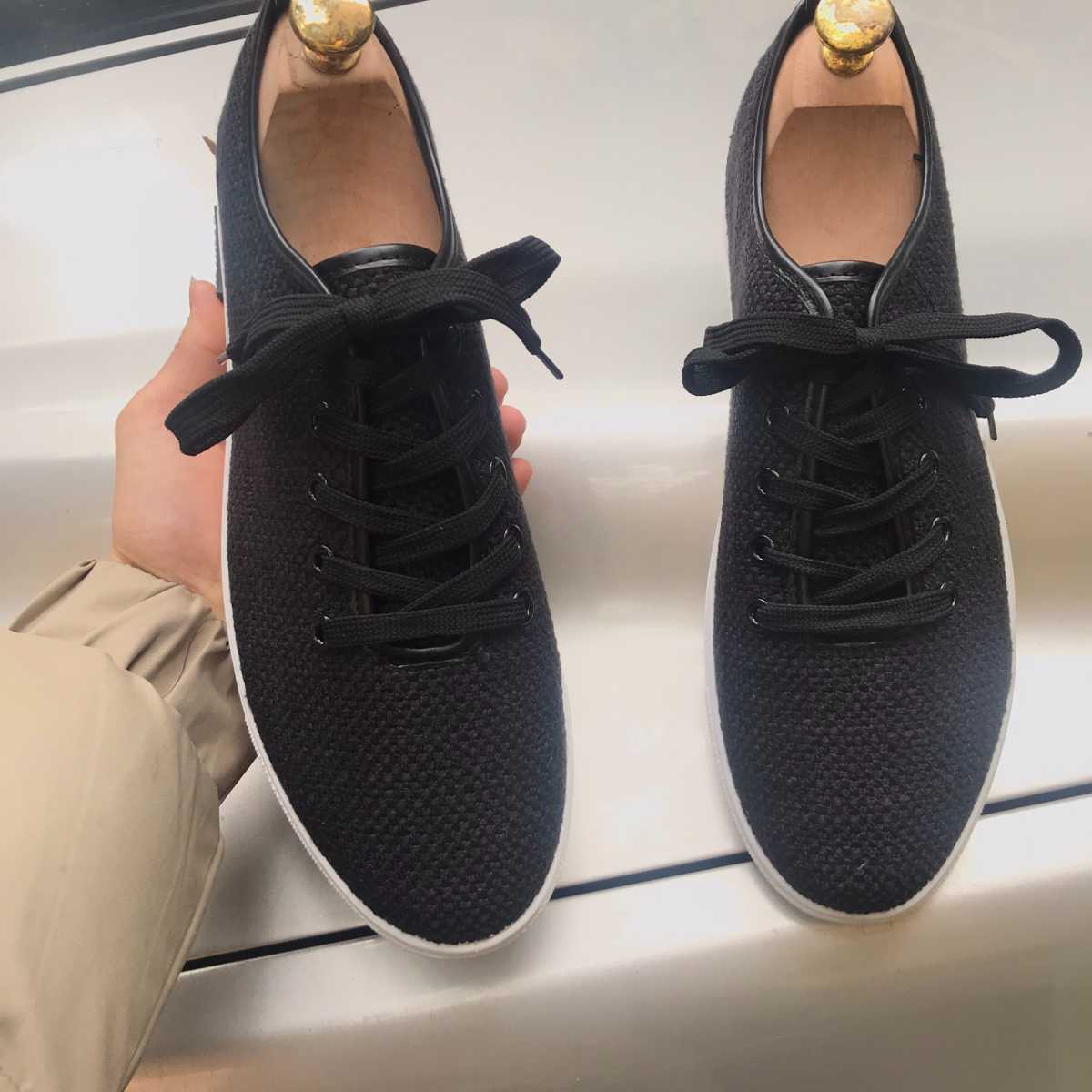 Giày sneaker nam G503 , giày vải kiểu dáng sneaker buộc dây chất liệu sợi dệt lưới cao cấp phong cách độc đáo, cá tính, năng động