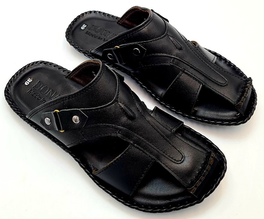 DÉP NAM QUAI RỌ DA BÒ 100%, DONAVY QRD, SẮC XẢO TỪNG CHI TIẾT, HÀNG CÔNG TY CAO CẤP