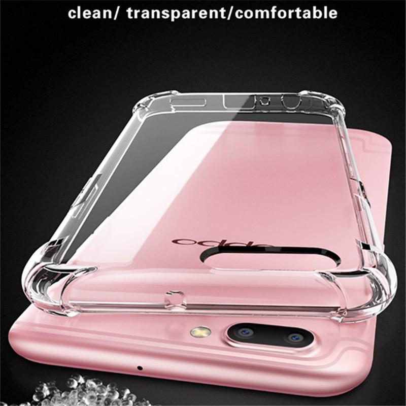 Ốp điện thoại silicone mềm trong suốt chống sốc cho OPPO F1S F3 F5 F3 Plus F3 Lite A83 Neo 7 Neo9