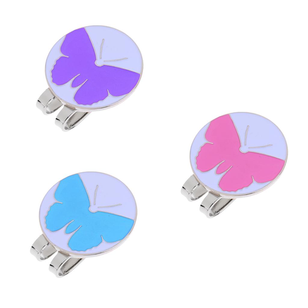 Golf Ball Marker Golf Hat Clip Alloy Cap Clip