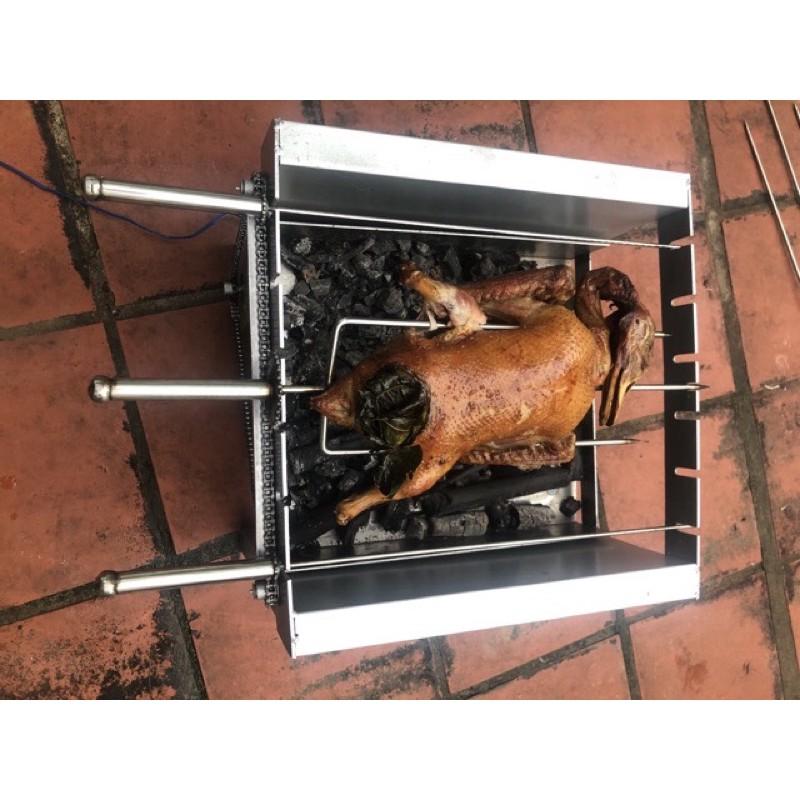 Mô Tơ Giảm Tốc 220v -40w + Bộ Chế Máy Nướng 9 Xiên