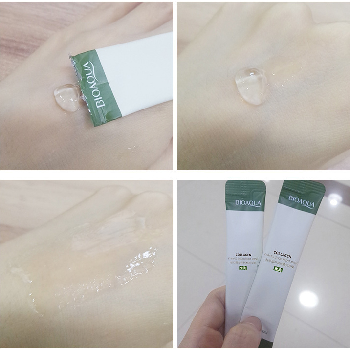 Hộp 20 mặt nạ ngủ collagen dưỡng trắng giúp da căng bóng trẻ hoá làn da 20x4ml