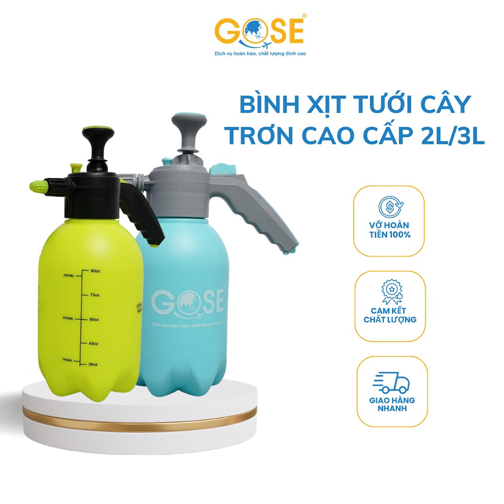 Bình Xịt Phun Sương 2L. Thân Hộp Nhựa Siêu Nhẹ, Siêu Chịu Lực, Siêu Dày. Áp suất phun nước mạnh phù hợp để Tưới cây, rửa, vệ sinh cho các phương tiện.