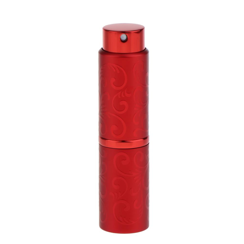 Portable 10ml Refillable Perfume Atomizer Empty Bottle Pump Scent Spray Case
