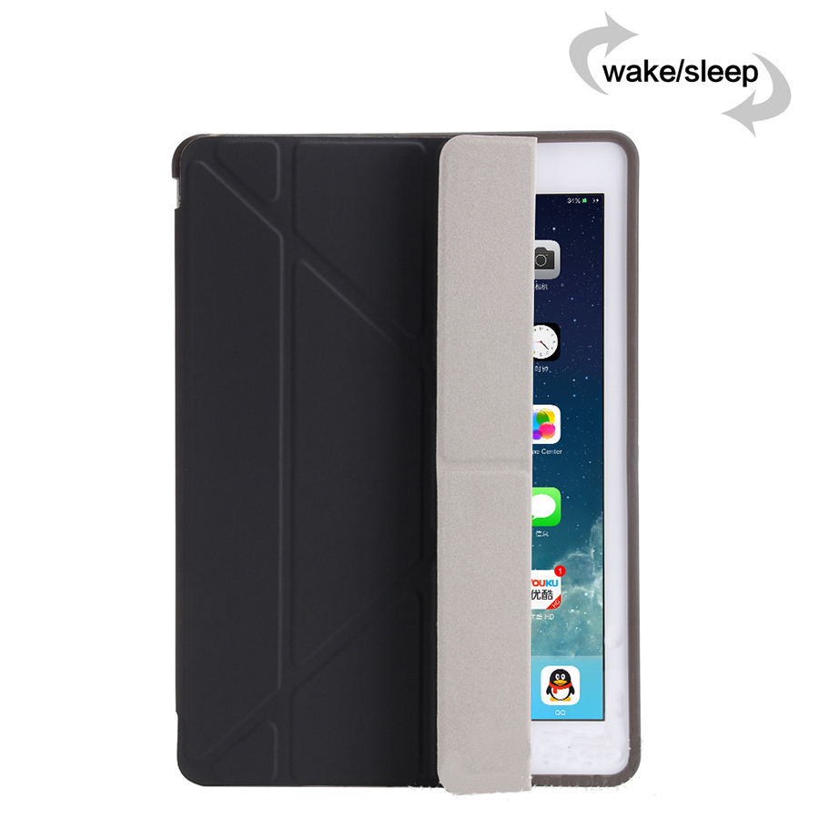 Bao Da Cover Cho Apple Ipad Air / Air 2 / Pro 9.7 / New 2017 / New 2018 Hỗ Trợ Smart Cover Gấp Chéo