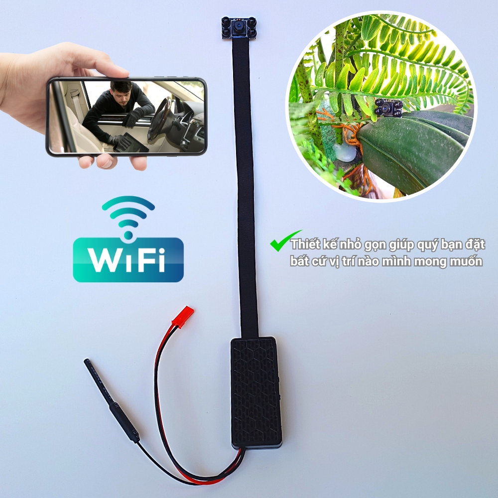 Camera Wifi quan sát HQV99 quay phim 4K hỗ trợ hồng ngoại quay ban đêm vô cùng rõ nét - Bảo vệ an ninh cho ngôi nhà bạn