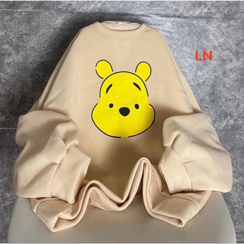 Áo Swt mặt gấu vàng 3D TH6