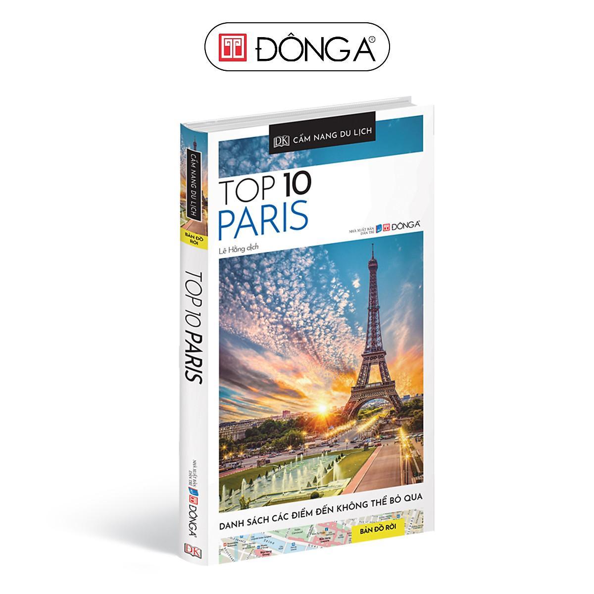 Sách - Cẩm Nang Du Lịch - Top 10 Paris - Đông A