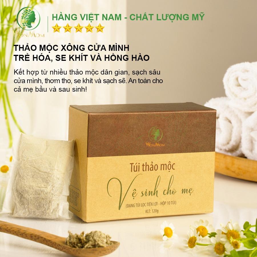 Bộ ở cữ siêu tiết kiệm Wonmom loại 2 ( Dưỡng da mặt - body - giảm eo - xông hơi - lợi sữa )