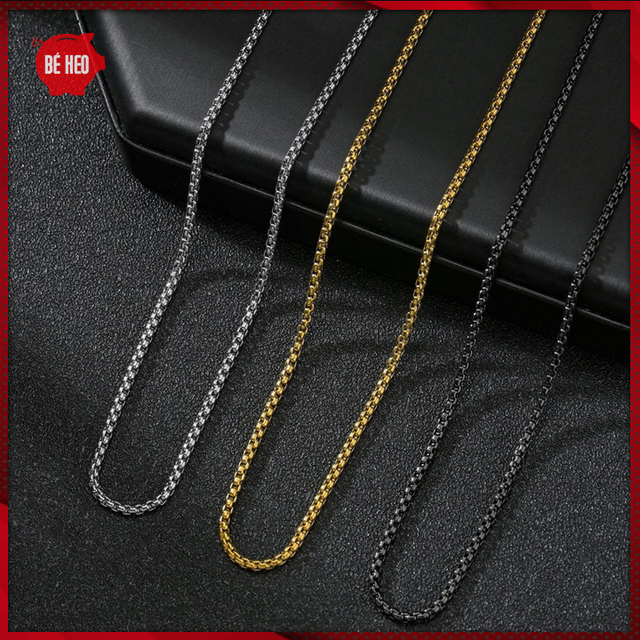 Dây chuyền titan không mặt - Trang sức Bé Heo BHDC270