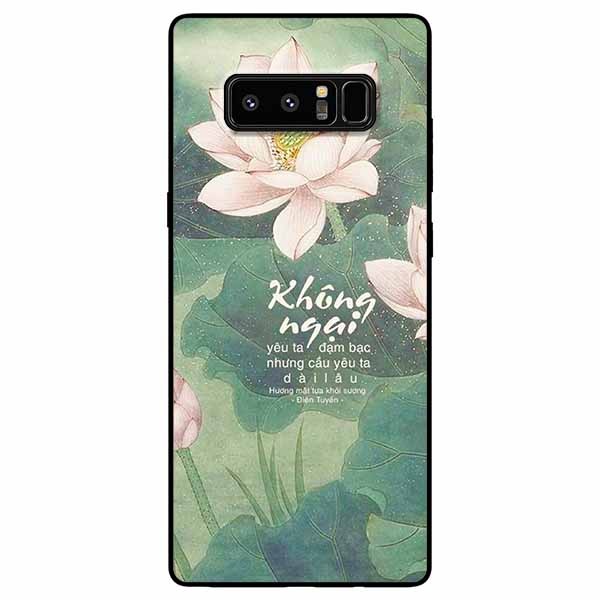 Ốp lưng in cho Samsung Note 8 Mẫu Không Ngại Yêu