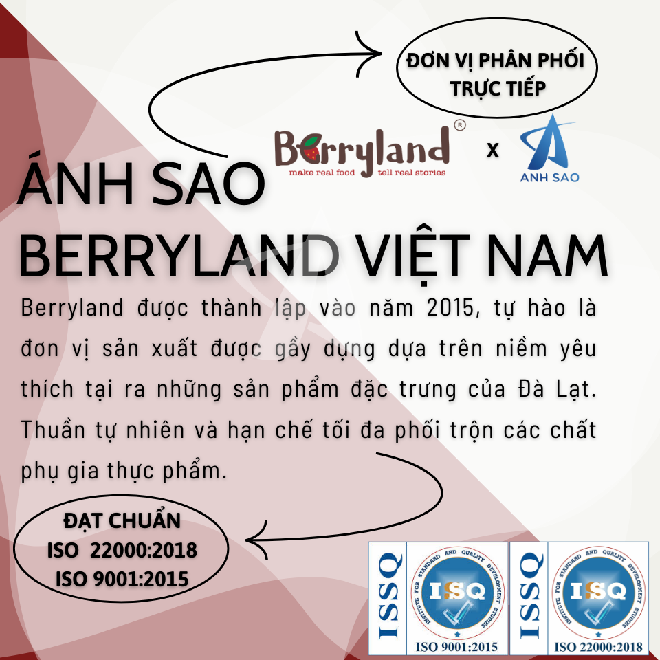 Nước cốt hoa Atiso đỏ BerryLand 500ml