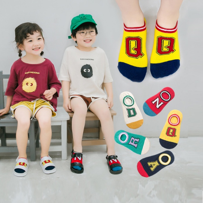 Bộ 5 đôi tất mềm và thoáng khí cho bé trai và gái