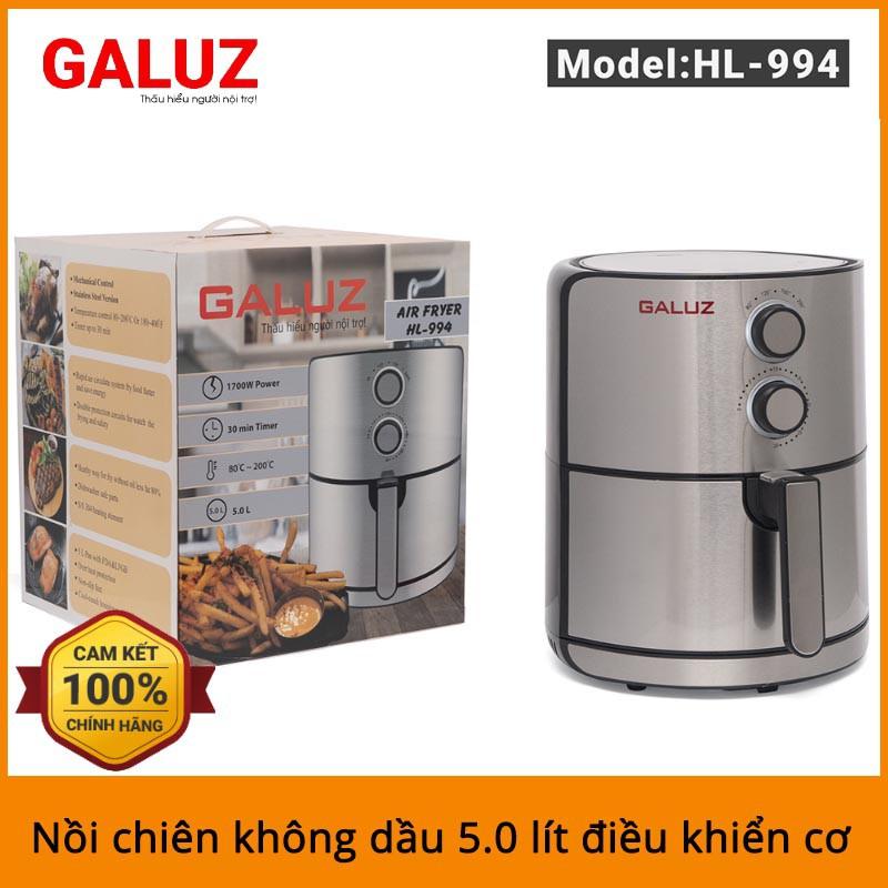 Nồi chiên không dầu Galuz HL-994 dung tích 5 lít công xuất 1800W - Hành chính hãng