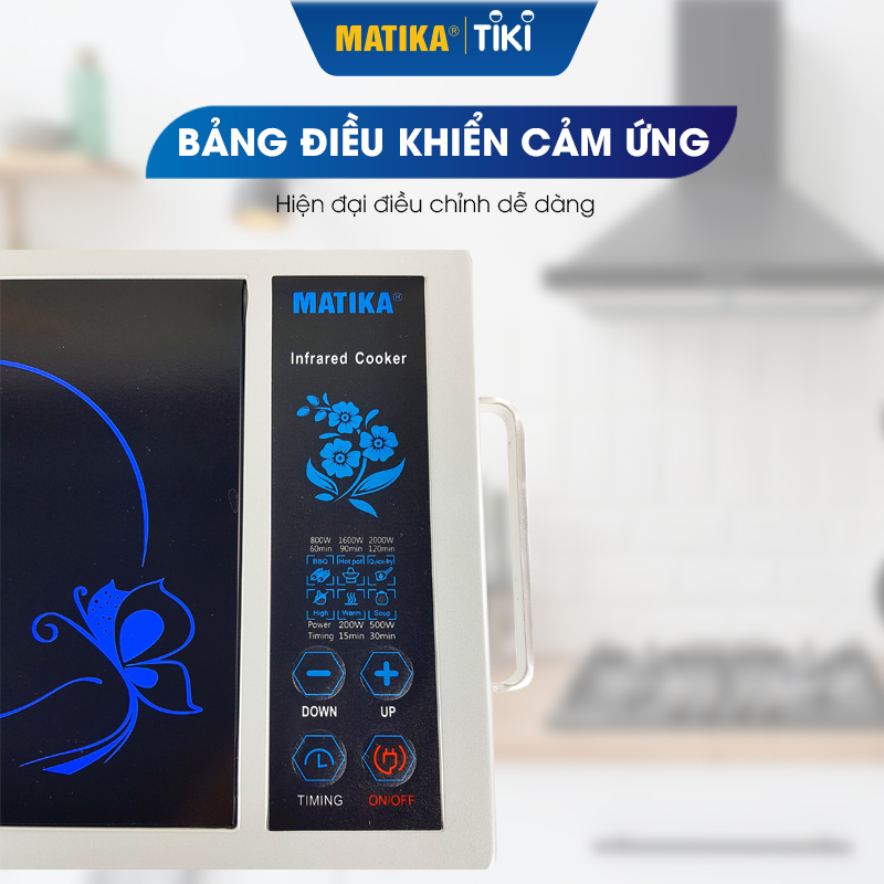 Bếp hồng ngoại MATIKA công suất 2000W MTK-H22 - Hàng chính hãng