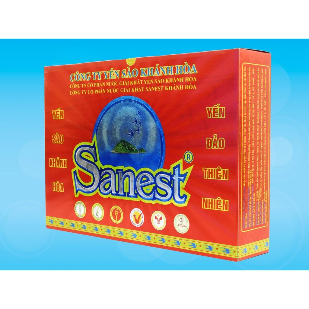 [Hộp 8 lọ] Nước Yến sào Khánh Hòa Sanest đóng lọ 70ml - Có đường 002