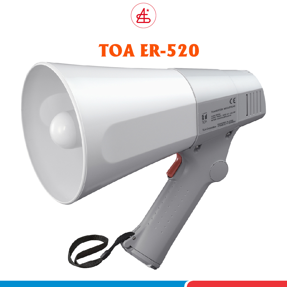 Loa phát thanh cầm tay TOA ER-520, phóng thanh, thông báo công cộng , hàng chính hãng