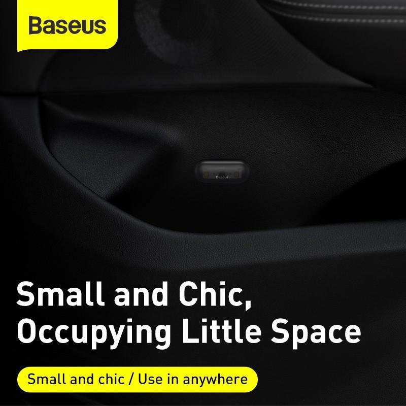 Bộ đèn cảm ứng hình con nhộng nhỏ gọn dùng trong xe ô tô, hộc tủ bàn ghế Baseus Capsule Car Interior Lights